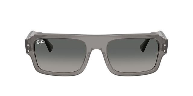 RB4454 Transparant grijs KunststofSunglass Frames van B24, met getinte lenzen