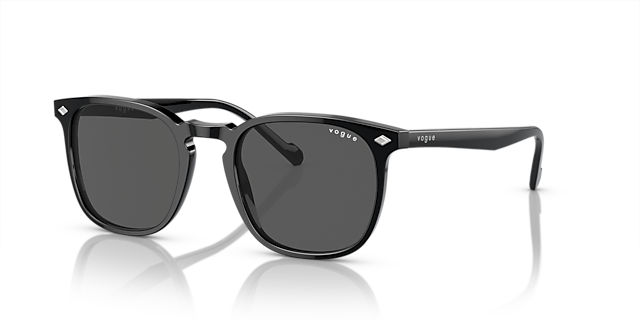 VO5328S Schwarz AcetatSunglass Frames von B24, Dreiviertelansicht