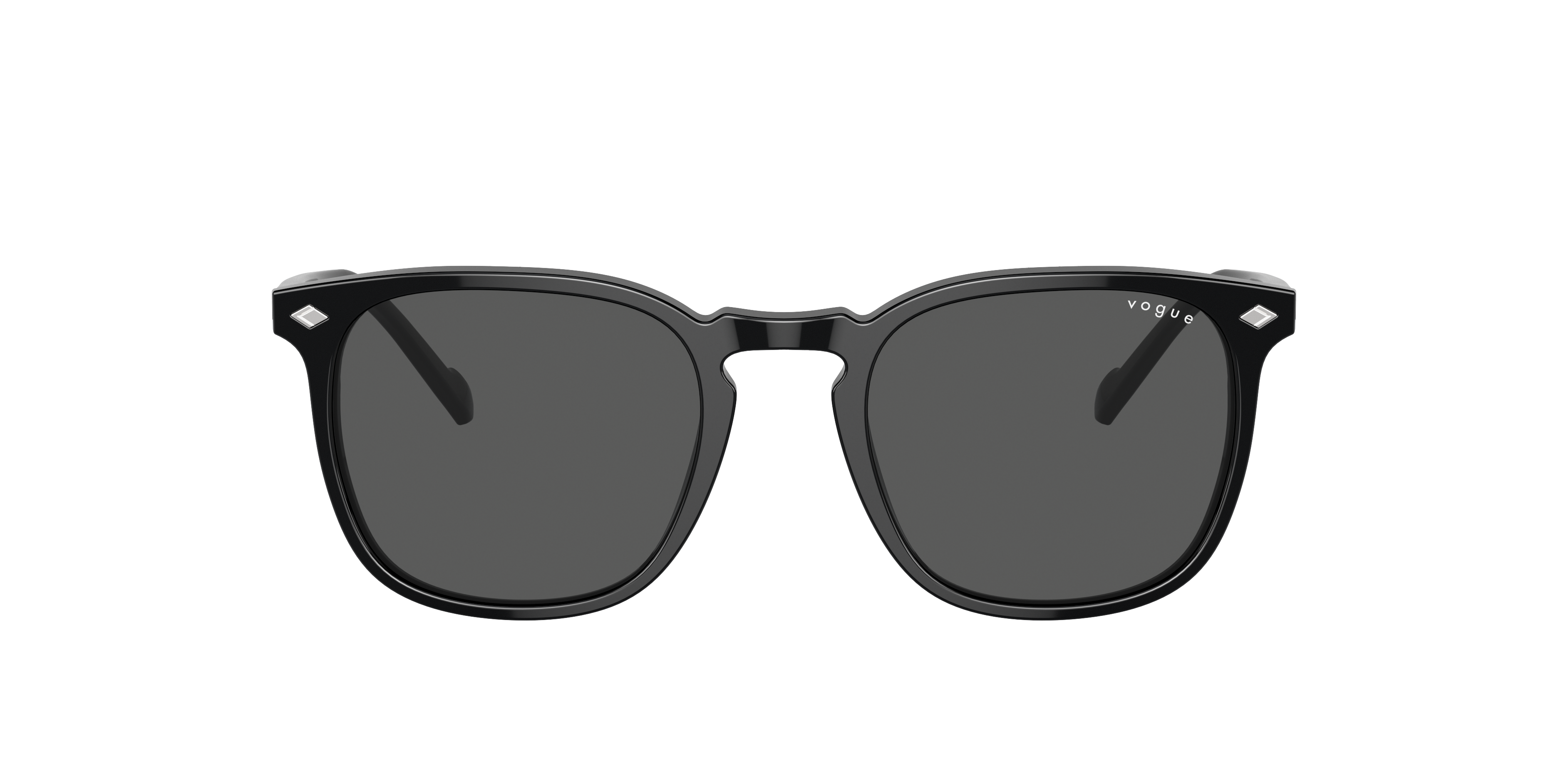 VO5328S Zwart AcetaatSunglass Frames van B24, met getinte lenzen