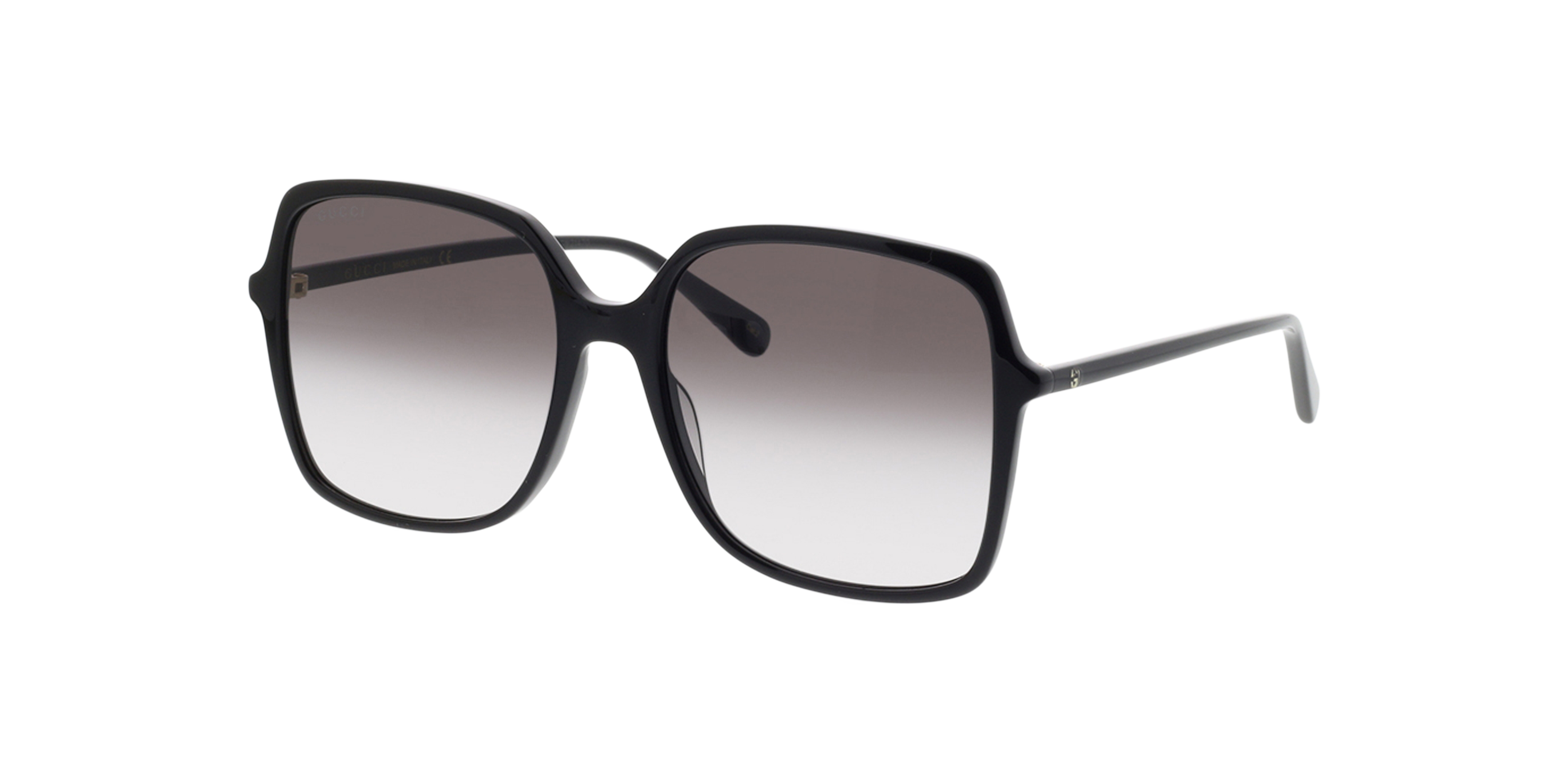 GG80 Schwarz MetallSunglass Frames von B24, Dreiviertelansicht