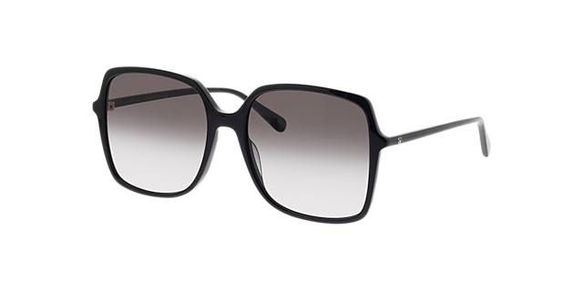 GG80 Zwart MetaalSunglass Frames van B24, Hoekweergave