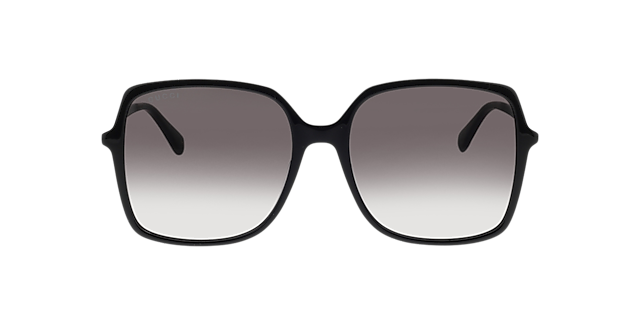 GG80 Zwart MetaalSunglass Frames van B24, Vooraanzicht