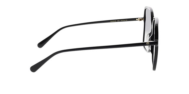 GG80 Zwart MetaalSunglass Frames van B24, Zijaanzicht