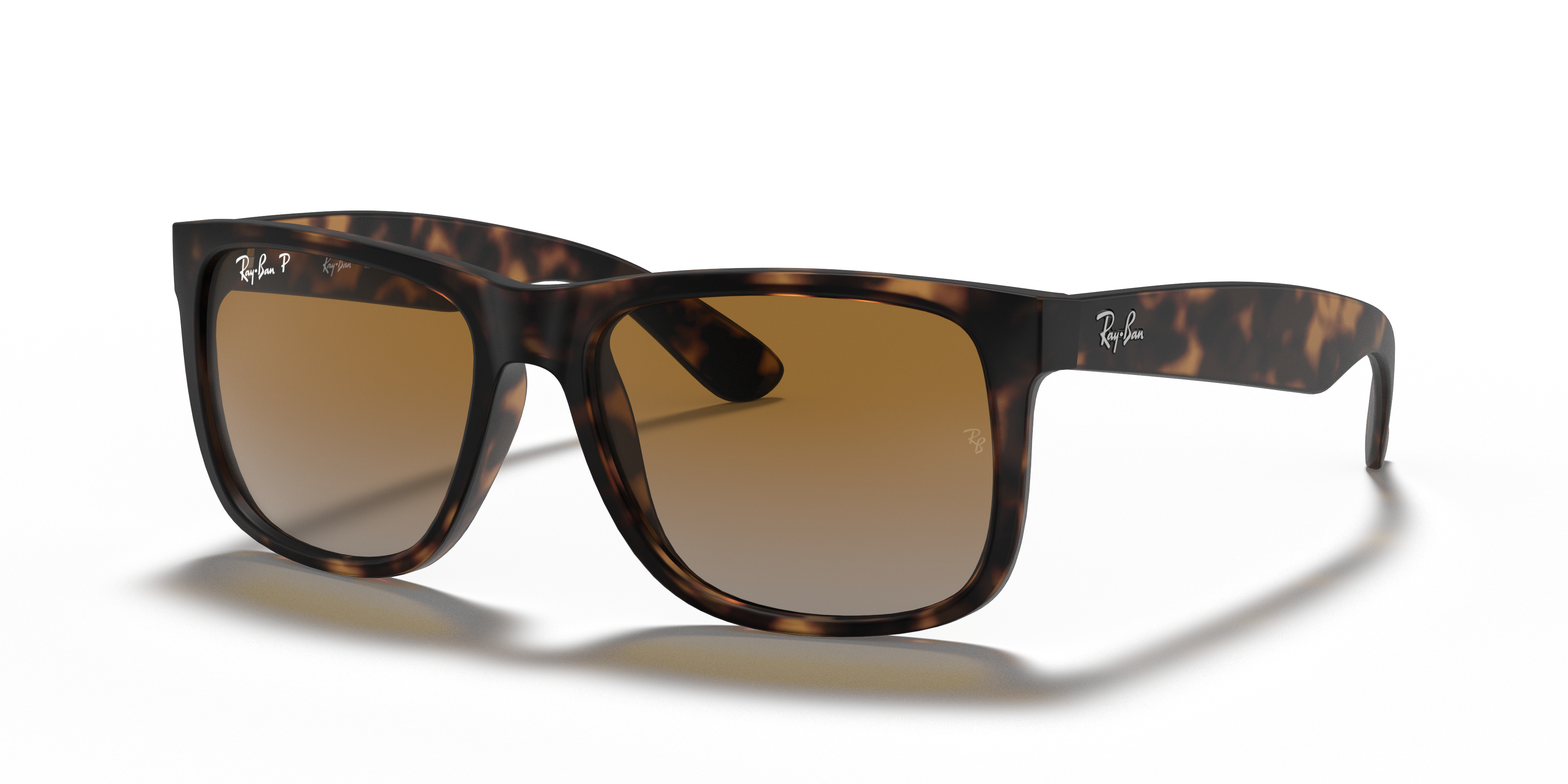 RB4165 Havana KunststoffSunglass Frames von B24, Dreiviertelansicht