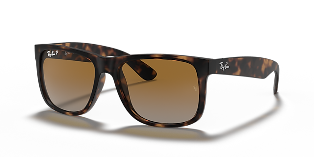 RB4165 Havana KunststofSunglass Frames van B24, Hoekweergave