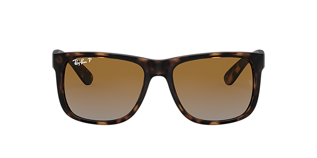 RB4165 Havana KunststofSunglass Frames van B24, met getinte lenzen