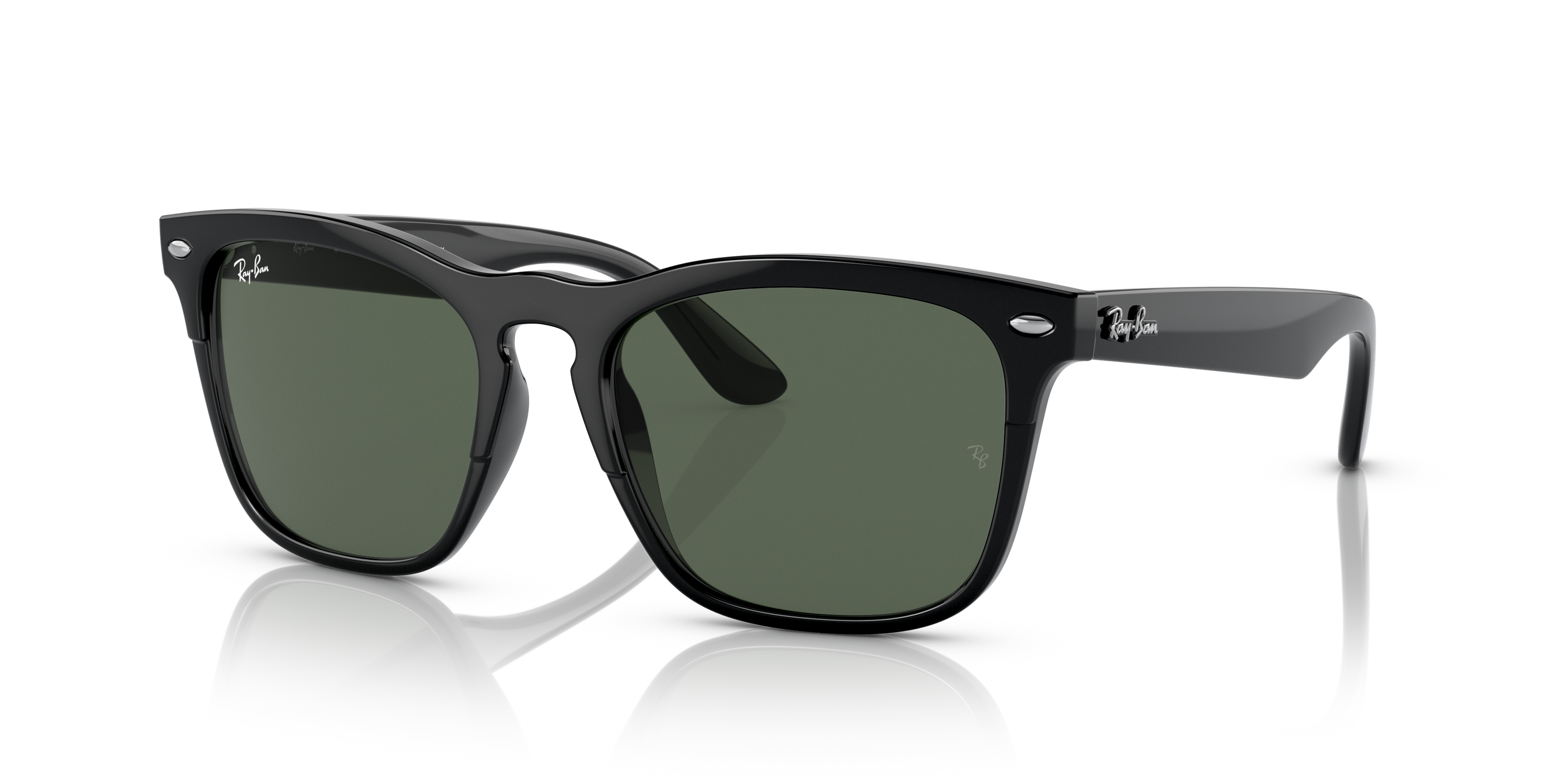 RB4487 Schwarz KunststoffSunglass Frames von B24, Dreiviertelansicht