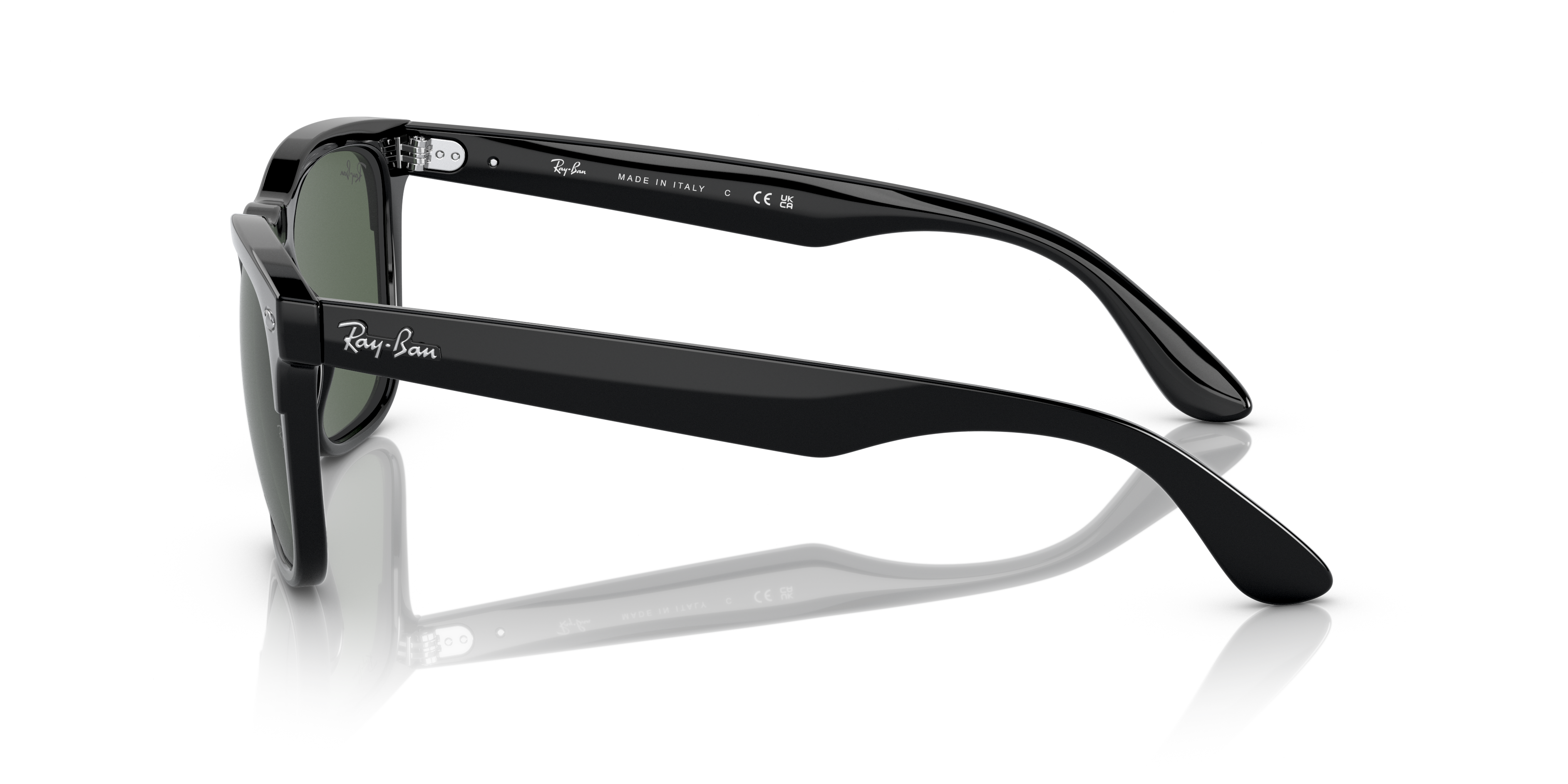 RB4487 Schwarz KunststoffSunglass Frames von B24, Seitenansicht