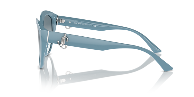 JC5007 Blau AcetatSunglass Frames von B24, Seitenansicht