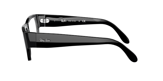 RB5487 Zwart AcetaatEyeglass Frames van B24, Zijaanzicht