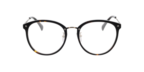 Brille24 - Charlotte, Damen, Brown Havana / Gold/Black / Gold/white, Größe: Large