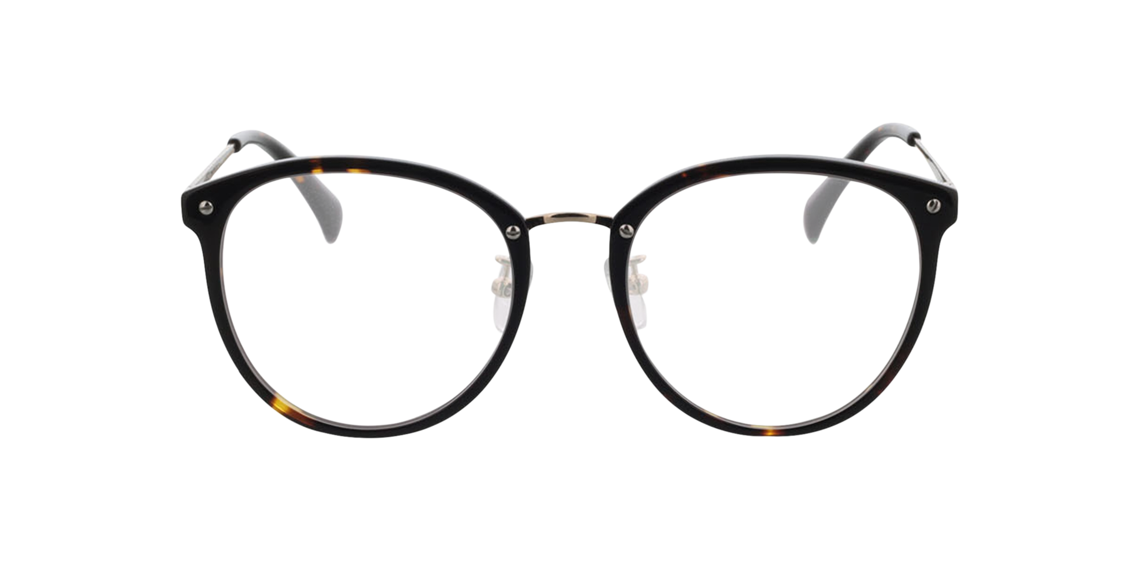 Brille24 4250325299054 Brown Havana / Gold/black / Gold/white, Size: Large