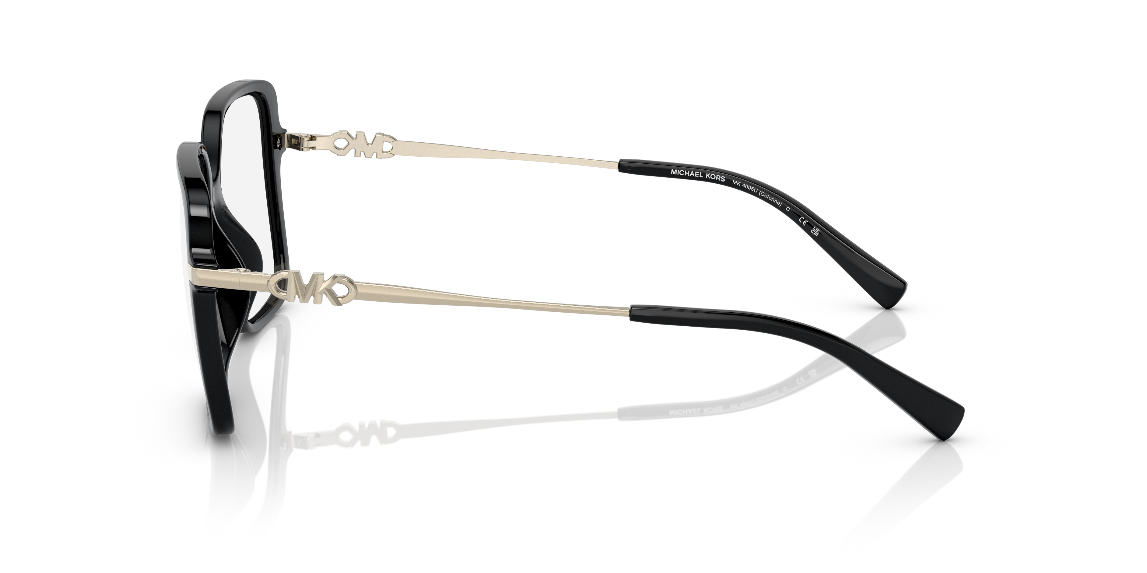 MK4095U Schwarz KunststoffEyeglass Frames von B24, Seitenansicht