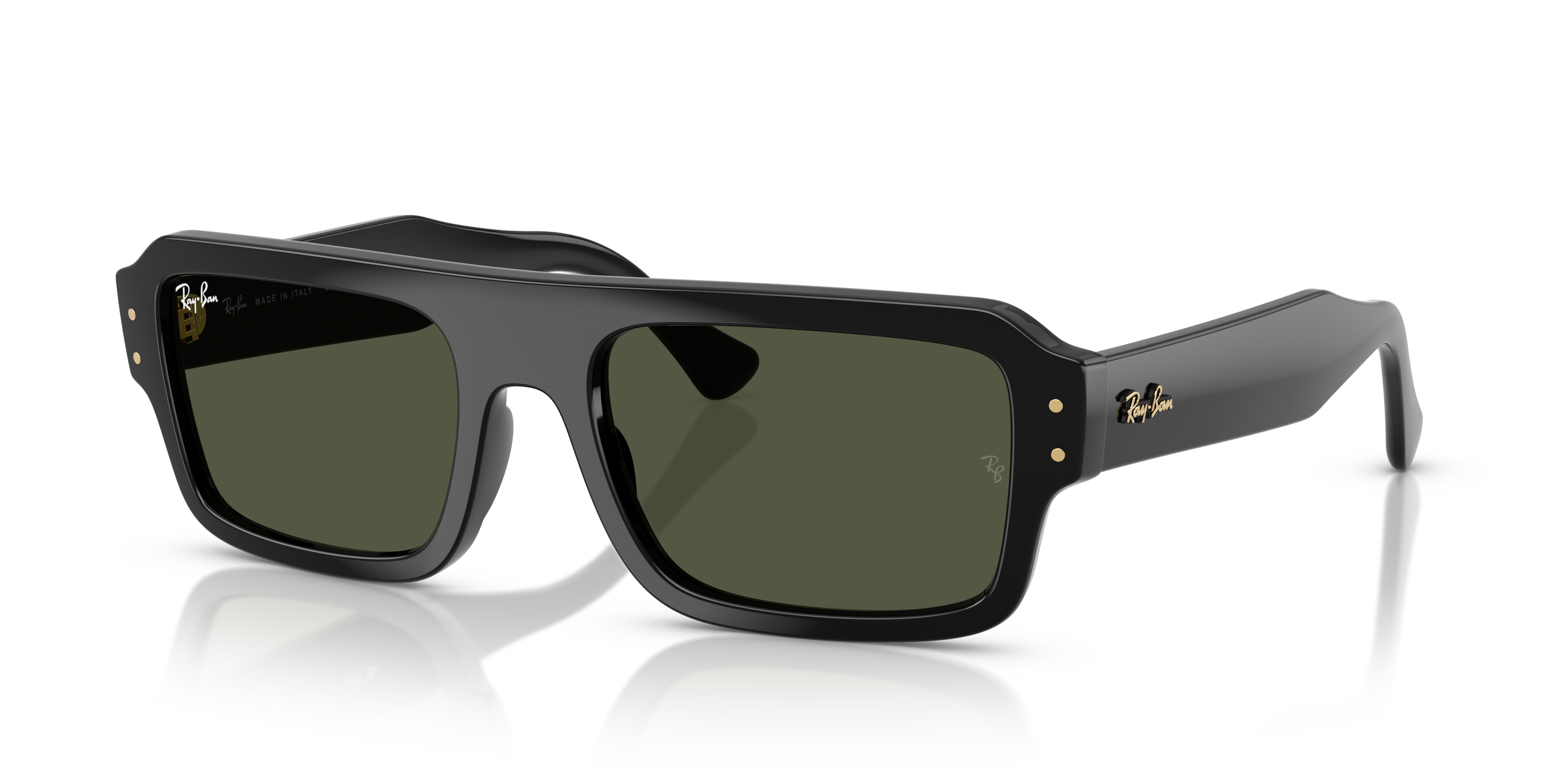 RB4454 Schwarz KunststoffSunglass Frames von B24, Dreiviertelansicht