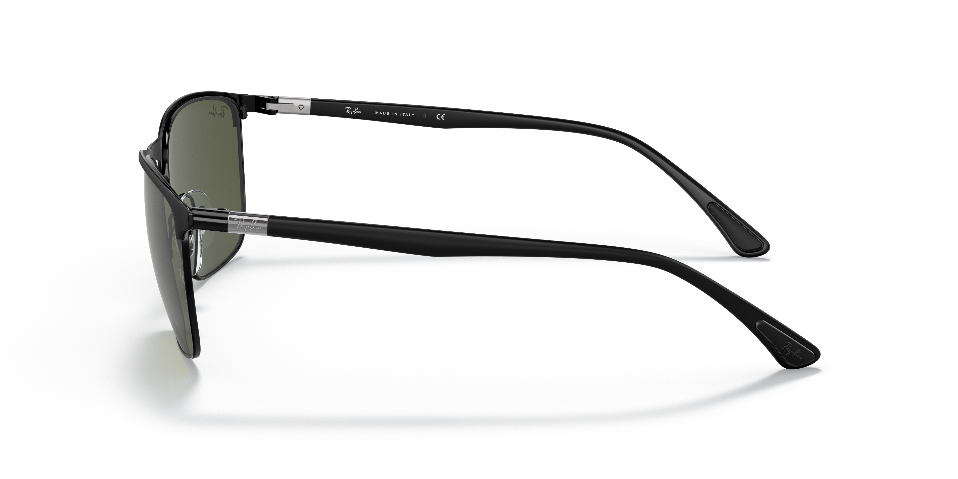 RB3686 Schwarz MetallSunglass Frames von B24, Seitenansicht