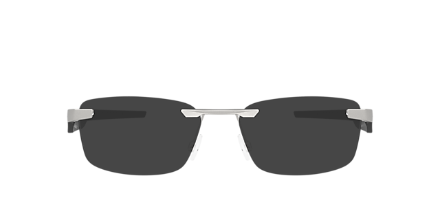 Steakhouse 1.0 Satin Chrome MetaalEyeglass Frames van B24, met getinte lenzen