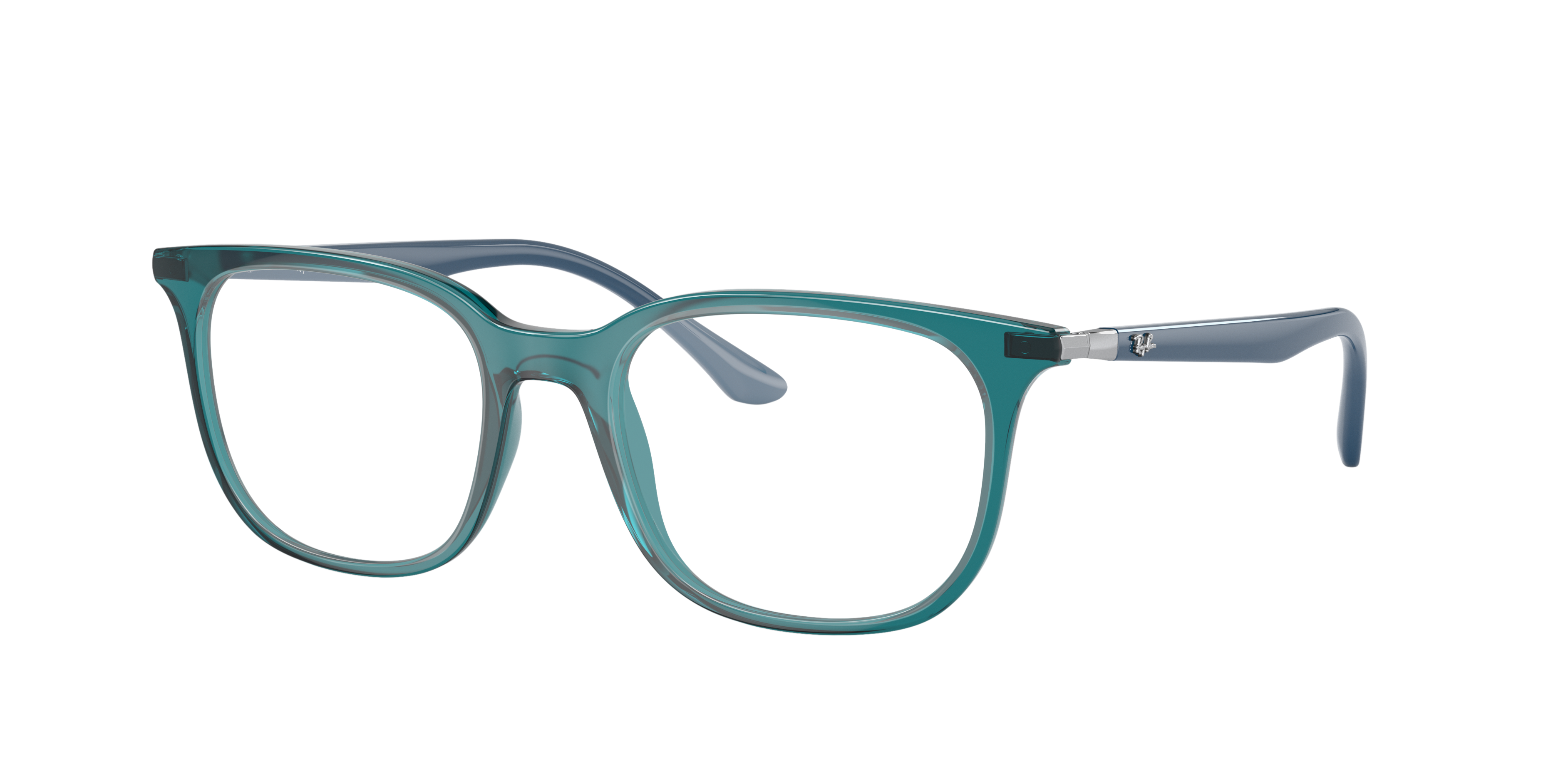 RB7211 Schildpatt transparent KunststoffEyeglass Frames von B24, Dreiviertelansicht