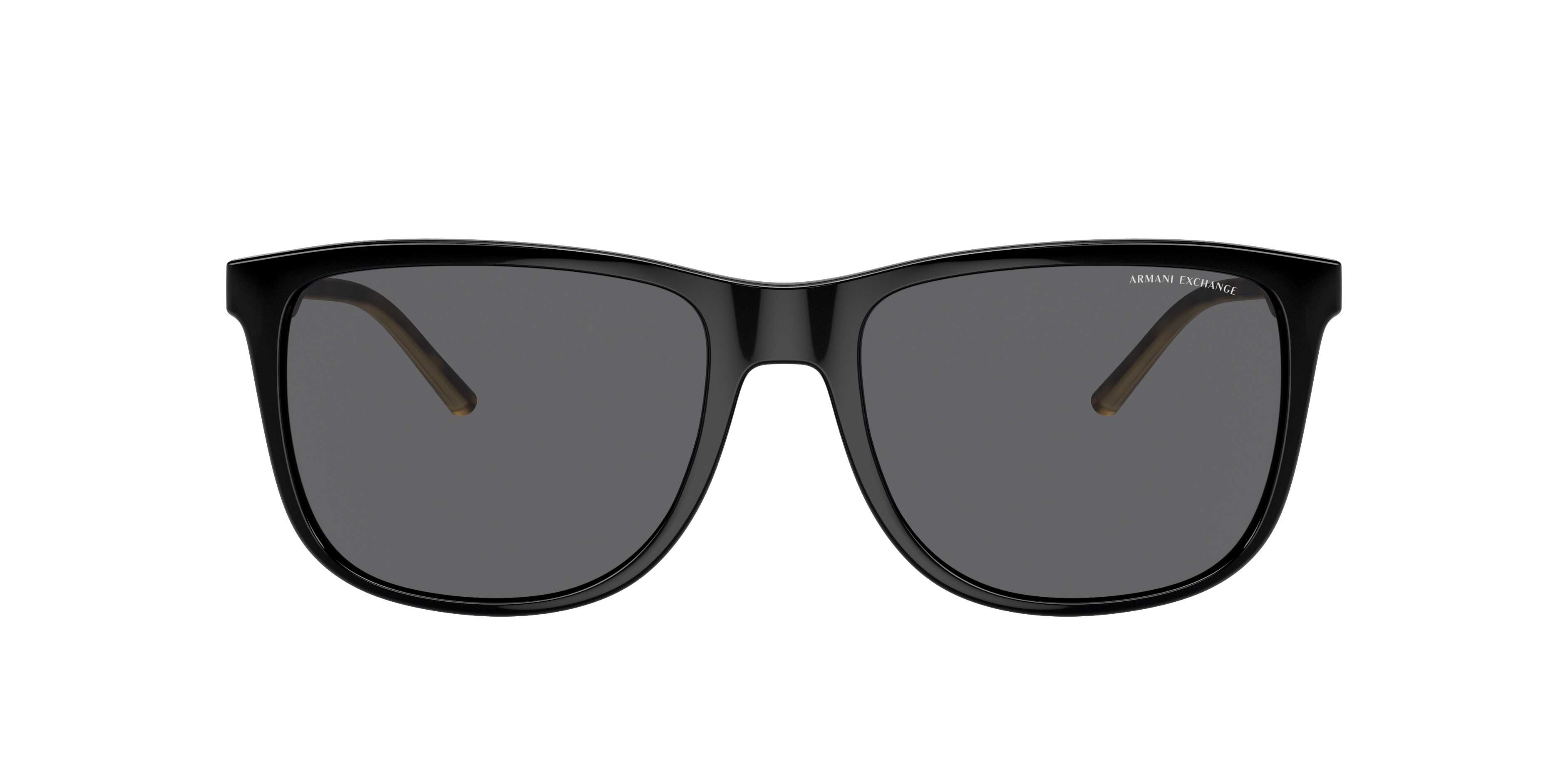 AX4070S Glanzend zwart KunststofSunglass Frames van B24, met getinte lenzen