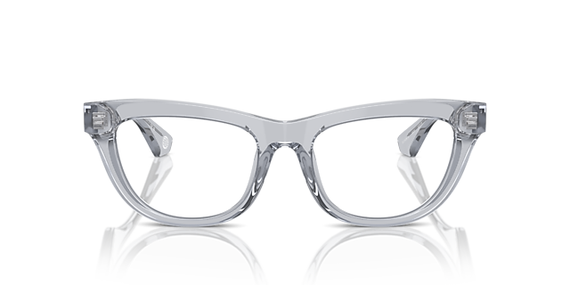 BE2406U Grijs AcetaatEyeglass Frames van B24, Vooraanzicht