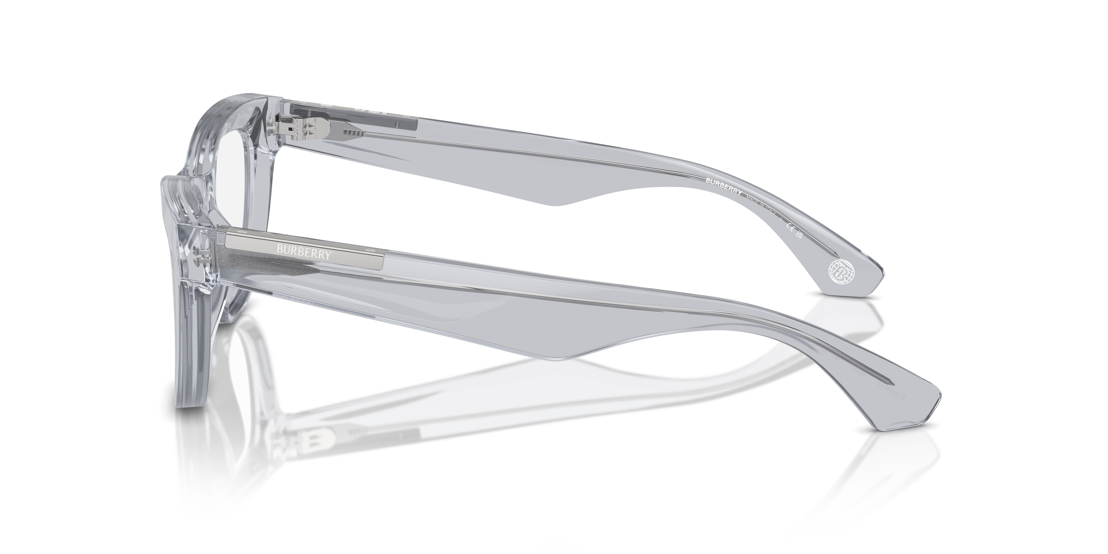 BE2406U Grau AcetatEyeglass Frames von B24, Seitenansicht