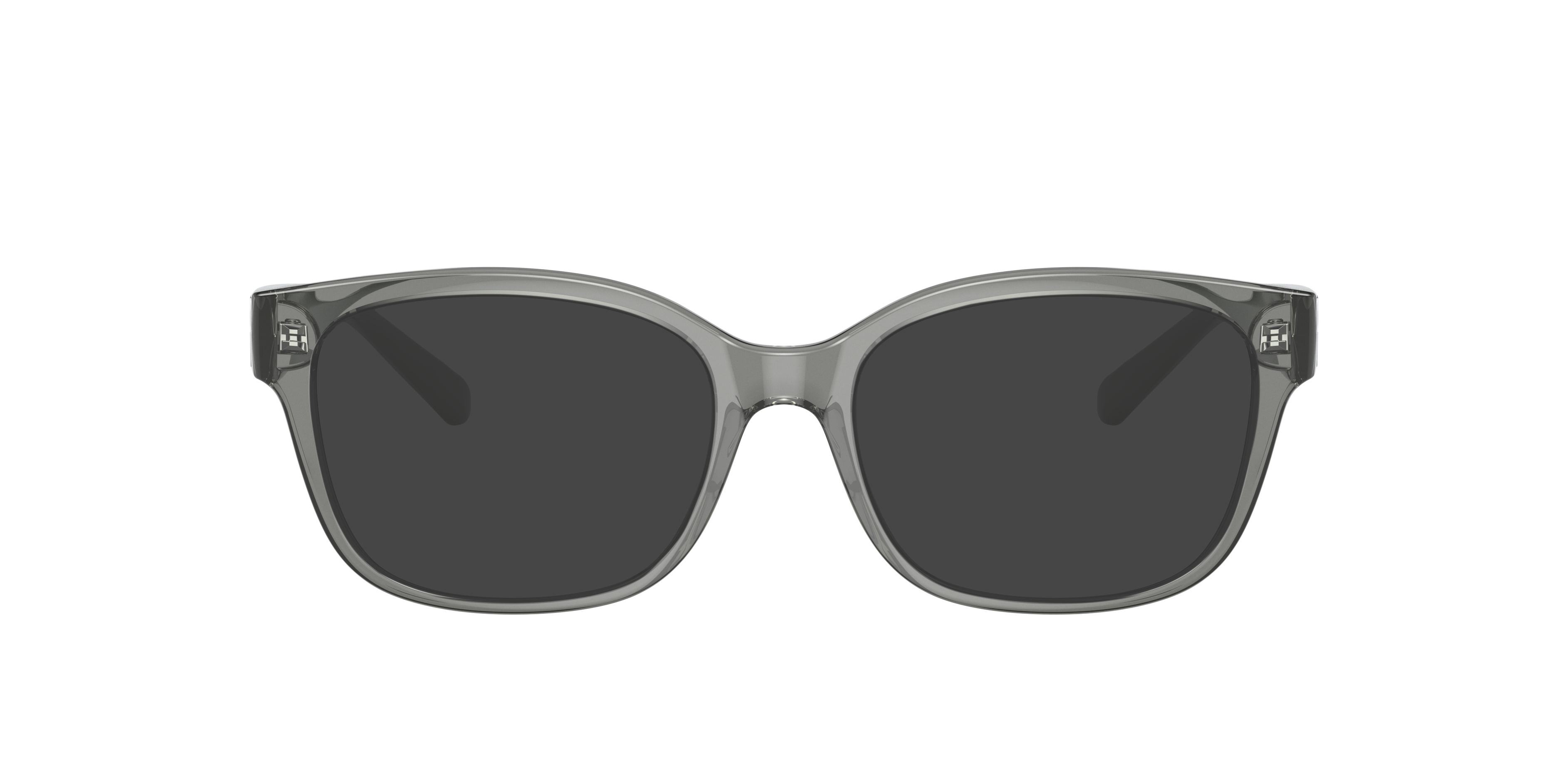 AX3098 Shiny Transparent Green KunststofEyeglass Frames van B24, met getinte lenzen