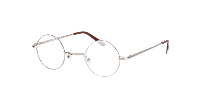 Cary Goud MetaalEyeglass Frames van B24, Hoekweergave