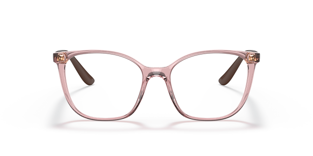 VO5356 Transparant Beige KunststofEyeglass Frames van B24, Vooraanzicht