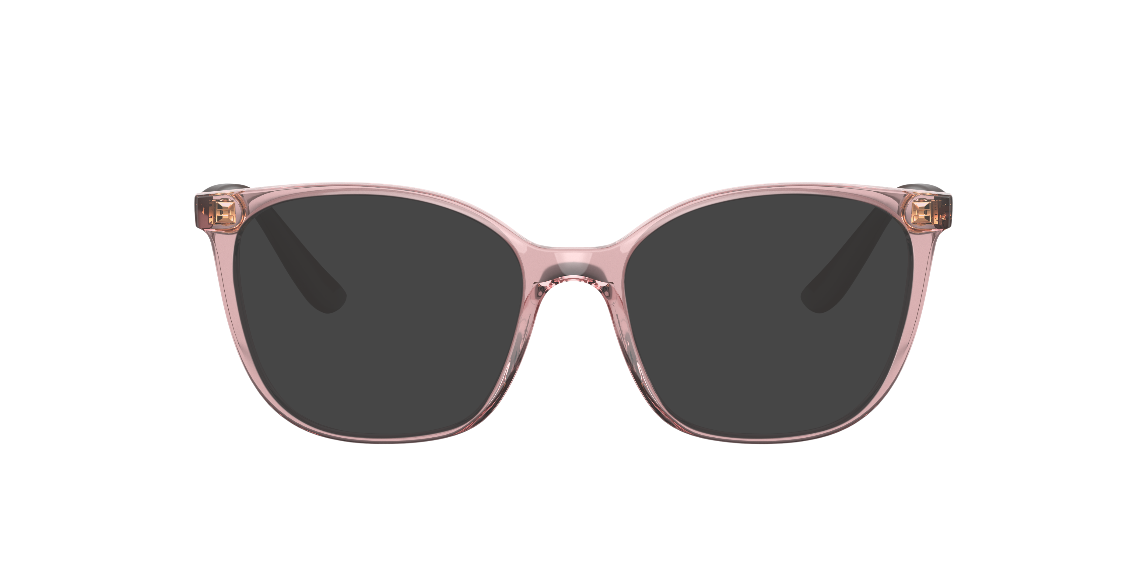 VO5356 Transparant Beige KunststofEyeglass Frames van B24, met getinte lenzen