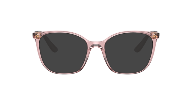 VO5356 Transparant Beige KunststofEyeglass Frames van B24, met getinte lenzen