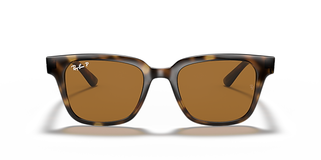 RB4323 Licht Havana KunststofSunglass Frames van B24, Vooraanzicht