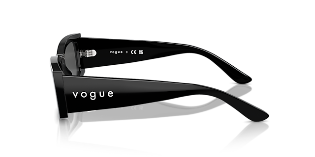 VO5584S Zwart AcetaatSunglass Frames van B24, Zijaanzicht