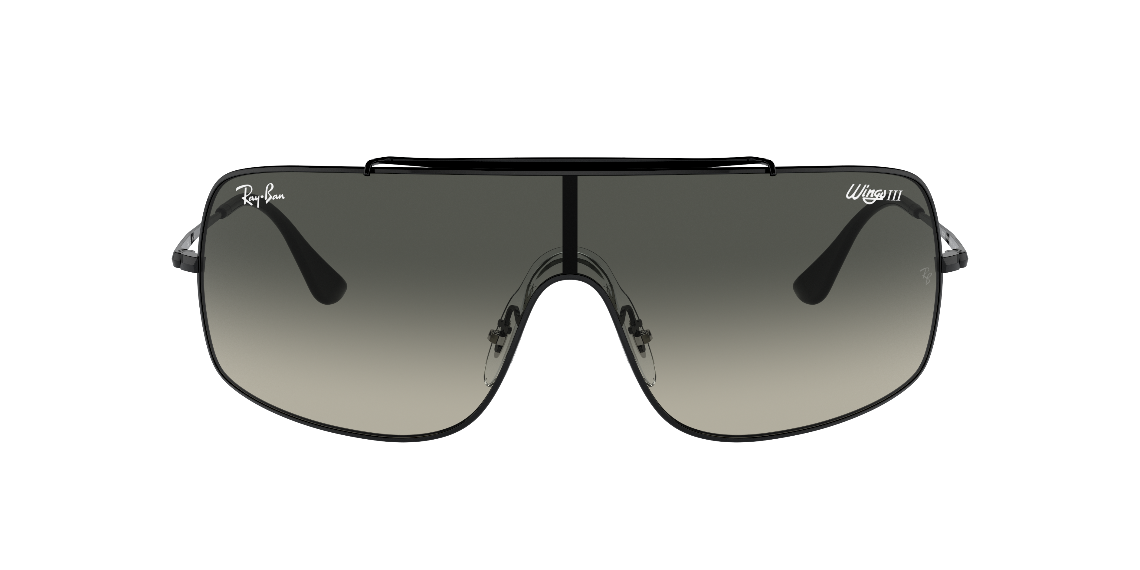 RB3897 Zwart MetaalSunglass Frames van B24, met getinte lenzen