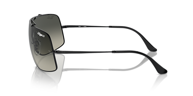 RB3897 Schwarz MetallSunglass Frames von B24, Seitenansicht