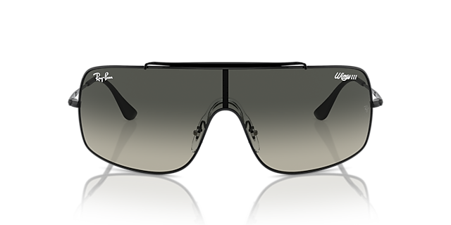 RB3897 Schwarz MetallSunglass Frames von B24, Vorderansicht