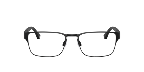 Emporio Armani - EA1027, Herren, Matt Schwarz/Matte Gunmetal/Matte Black, Größe: Large