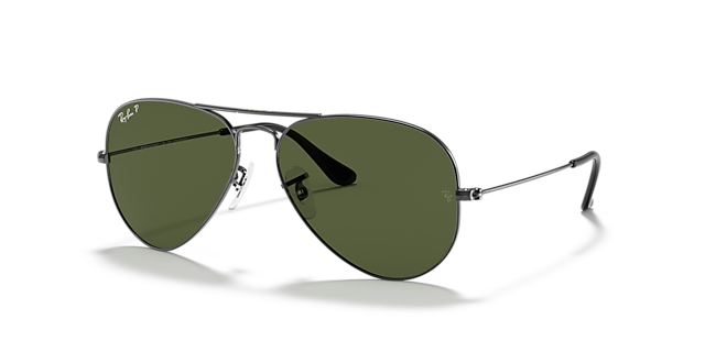 RB3025 Gunmetal MetallSunglass Frames von B24, Dreiviertelansicht