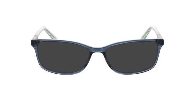 Zamora Kristal blauw  &  kristal groen AcetaatEyeglass Frames van B24, met getinte lenzen