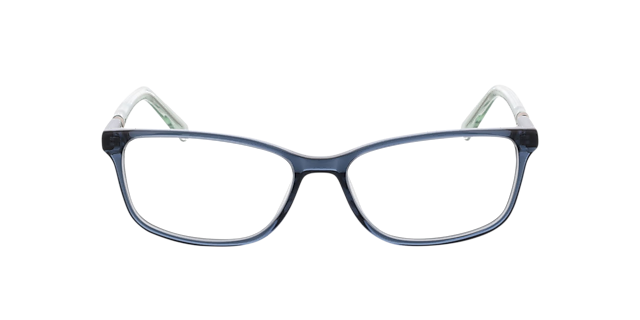 Zamora Kristal blauw  &  kristal groen AcetaatEyeglass Frames van B24, Vooraanzicht
