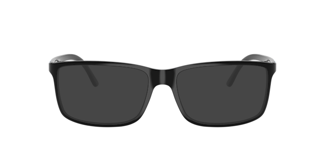 PH2126 Glanzend zwart KunststofEyeglass Frames van B24, met getinte lenzen