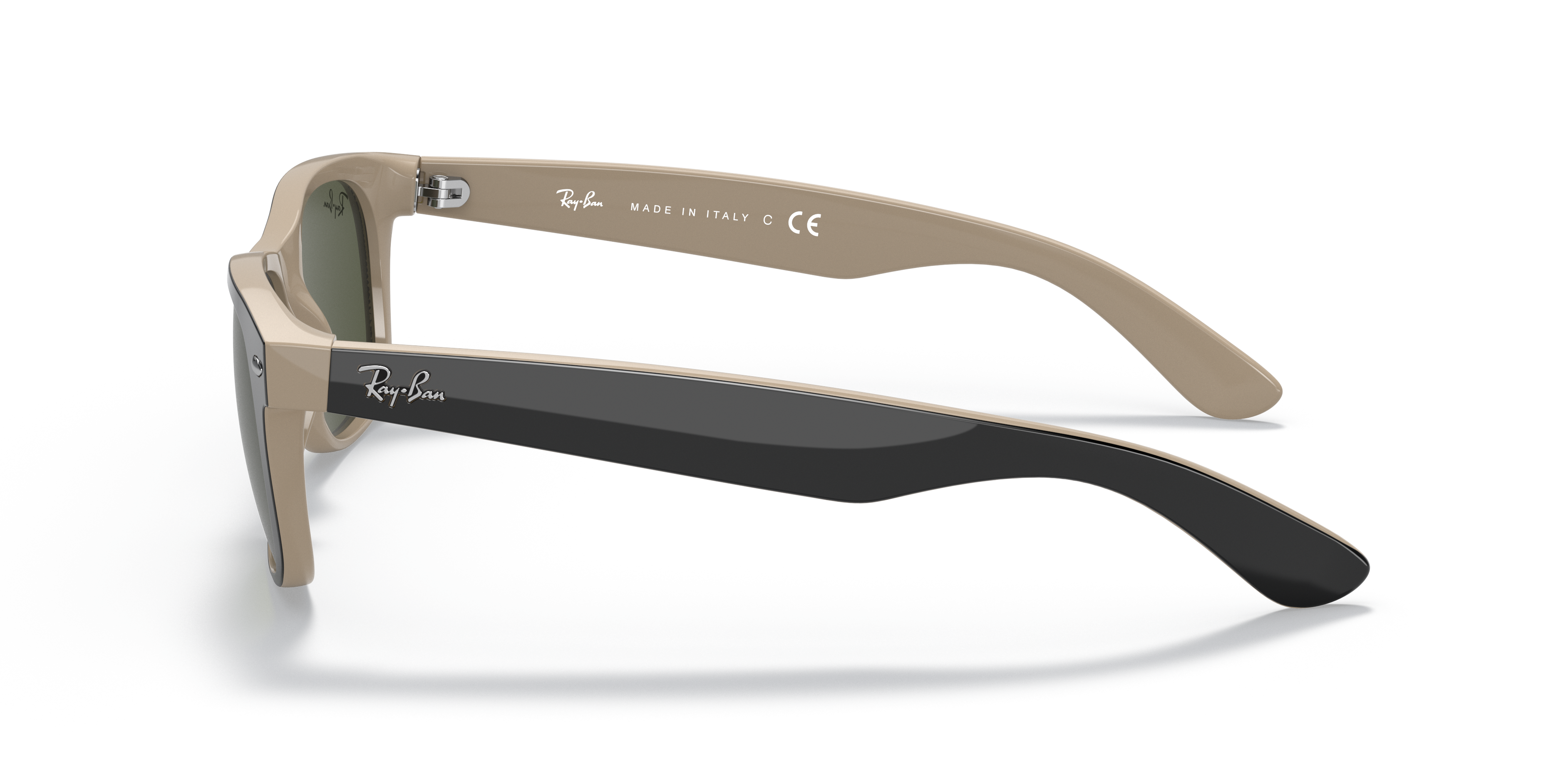 RB2132 Zwart KunststofSunglass Frames van B24, Zijaanzicht