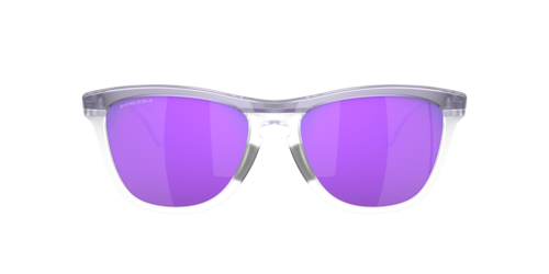 Oakley - Frogskins Hybrid, Herren, Matte Lilac/Prizm Clear, Größe: Large