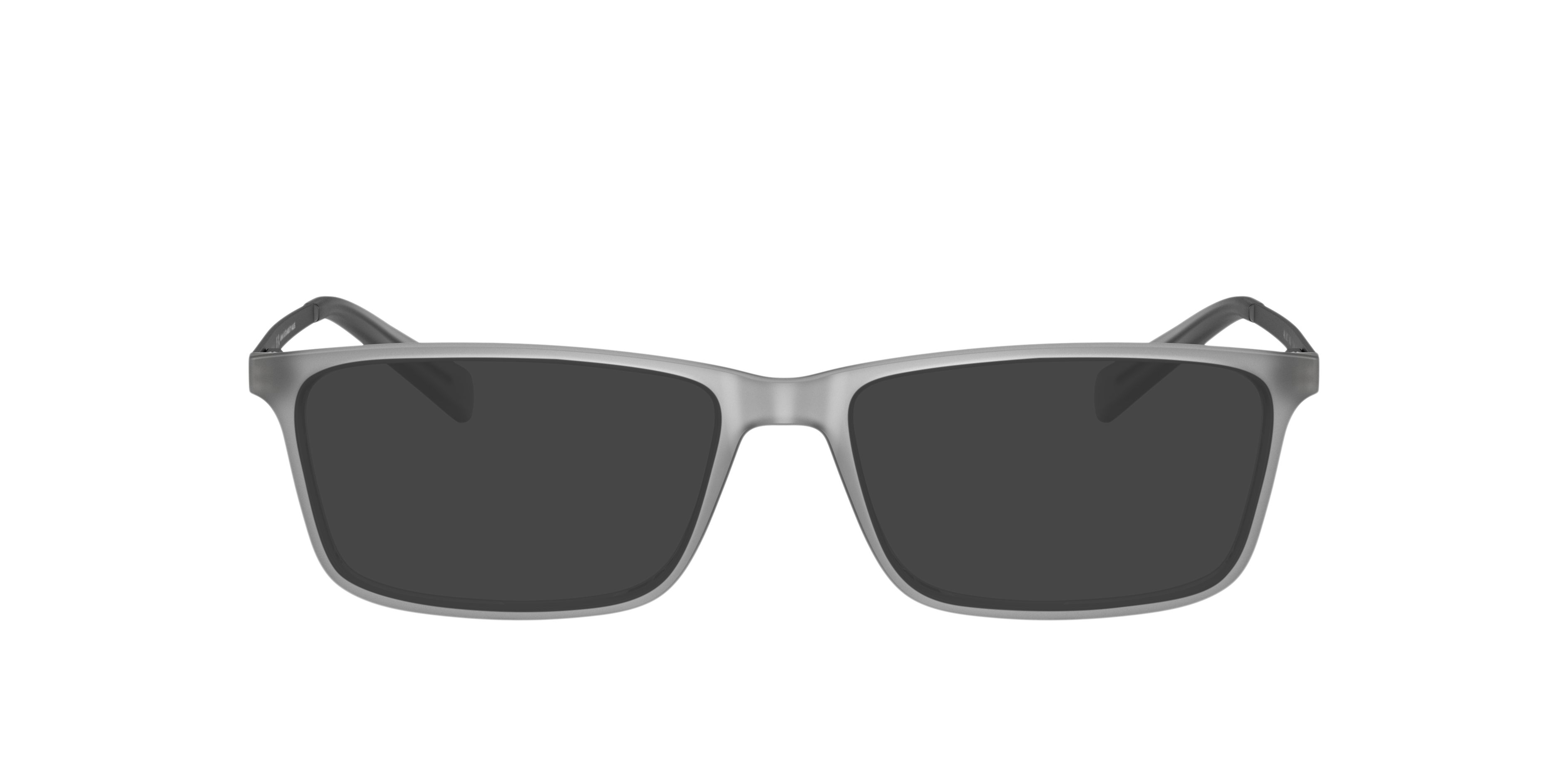 AX3027 Frosted Dark Grey KunststofEyeglass Frames van B24, met getinte lenzen