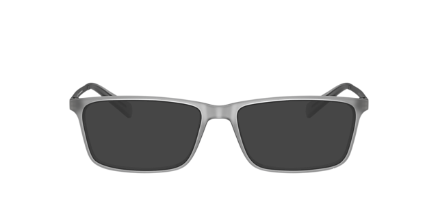 AX3027 Frosted Dark Grey KunststofEyeglass Frames van B24, met getinte lenzen