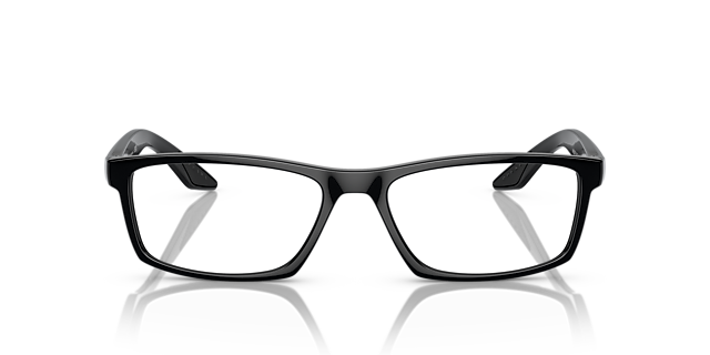 PS 04PV Schwarz KunststoffEyeglass Frames von B24, Vorderansicht