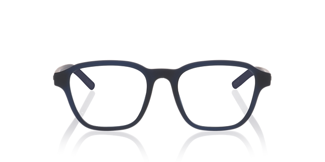 PU0518O Blauw KunststofEyeglass Frames van B24, Vooraanzicht