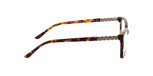 Lisa Havana  &  Satin Pink Gold AcetatEyeglass Frames von B24, Seitenansicht