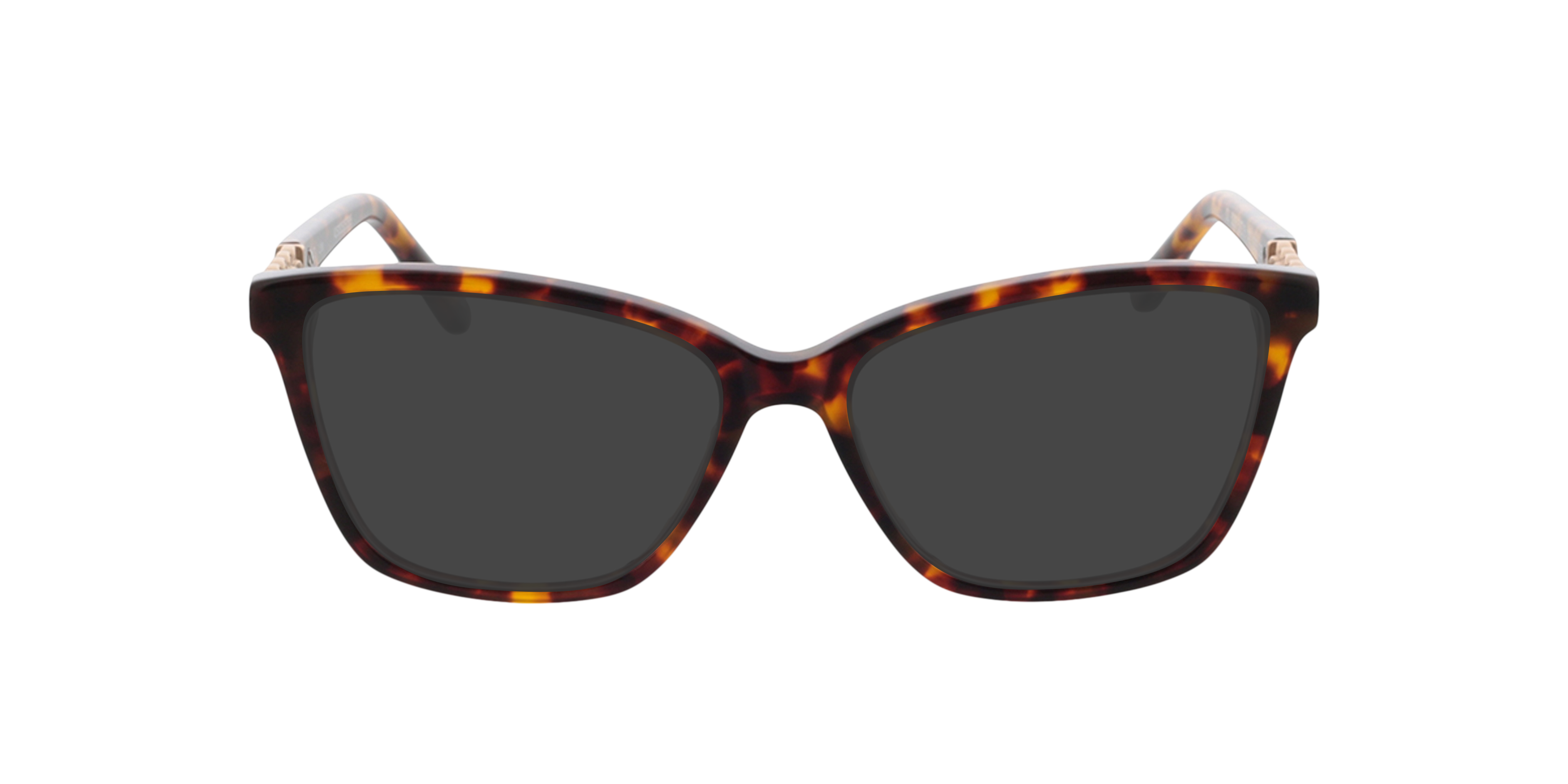 Lisa Havana  &  Satin Pink Gold AcetatEyeglass Frames von B24, mit getönten Gläsern