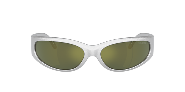 AN4302 Metallic Silver KunststoffSunglass Frames von B24, mit getönten Gläsern