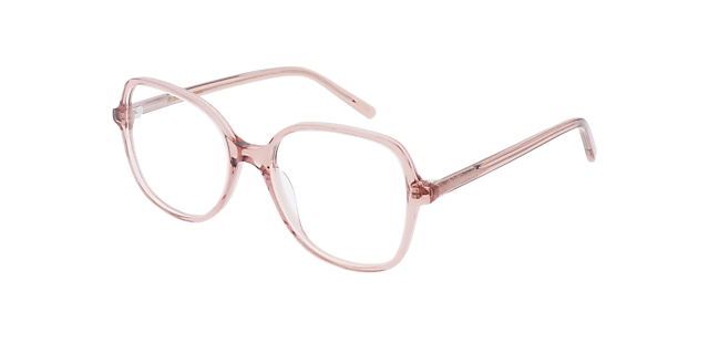 Darya Crystal Rosewood AcetaatEyeglass Frames van B24, Hoekweergave