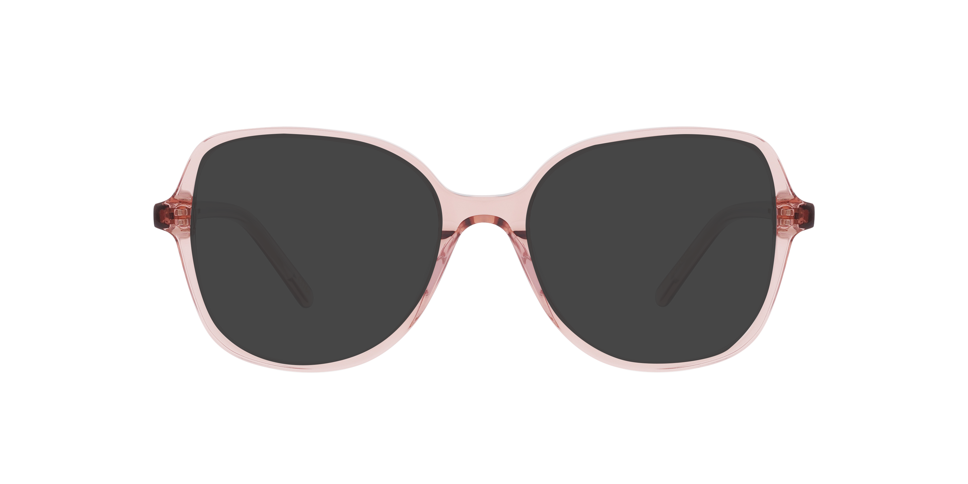 Darya Crystal Rosewood AcetatEyeglass Frames von B24, mit getönten Gläsern